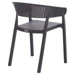 Πολυθρονα Πολυπροπυλενιου Perfoe HM5941.10 Γκρι 56x50x73υεκ. - Image 5