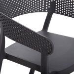 Πολυθρονα Πολυπροπυλενιου Perfoe HM5941.10 Γκρι 56x50x73υεκ. - Image 8