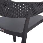 Πολυθρονα Πολυπροπυλενιου Perfoe HM5941.10 Γκρι 56x50x73υεκ. - Image 10