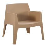Πολυθρονα Πολυπροπυλενιου Lounge Sleek HM6365.05 Dark Olive Green 62x68x73υεκ.