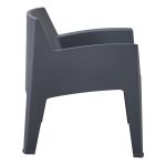 Πολυθρονα Πολυπροπυλενιου Lounge Sleek HM6365.10 Γκρι 62x68x73υεκ. - Image 8