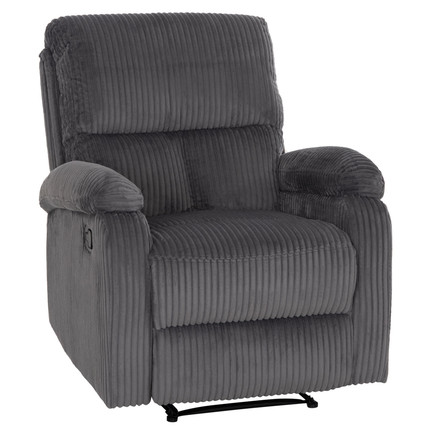 polythrona-relax-fb9329611-gkri-rige-yfa Πολυθρονα Relax Dioni HM3296.11 Γκρι Ριγε Υφασμα 85x90x100υεκ. - Image 1