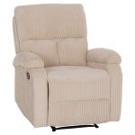Πολυθρονα Relax Dioni HM3296.12 Μπεζ Ριγε Υφασμα 85x90x100υεκ.