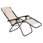 Πολυθρονα Relax Companion HM5095.12 Μπεζ Textilene-Μαυρο Μεταλλο 67x145x110υεκ. - Image 3