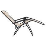 Πολυθρονα Relax Companion HM5095.12 Μπεζ Textilene-Μαυρο Μεταλλο 67x145x110υεκ. - Image 6