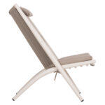 Πολυθρονα Relax Remus HM6642.02 Αλουμινιο Λευκο-Σχοινι Olefin Μπεζ 63x87x94υεκ. - Image 4