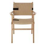 Πολυθρονα Band Rubberwood Και Σχοινι 62,5x60x88yεκ.hm9324.01 - Image 2
