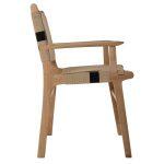 Πολυθρονα Band Rubberwood Και Σχοινι 62,5x60x88yεκ.hm9324.01 - Image 3