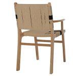 Πολυθρονα Band Rubberwood Και Σχοινι 62,5x60x88yεκ.hm9324.01 - Image 4