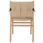 Πολυθρονα Band Rubberwood Και Σχοινι 62,5x60x88yεκ.hm9324.01 - Image 5