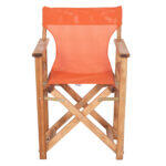 Πολυθρονα Σκηνοθετη Λημνος HM11764.02 Φυσικο Με Πορτοκαλι Textilene 57x54x88,5υεκ - Image 3