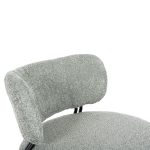 Πολυθρονα Στρογγυλη Karsen HM9598.05 Φυστικι Μπουκλε Υφασμα 75x75x75υ Εκ. - Image 7