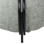 Πολυθρονα Στρογγυλη Karsen HM9598.05 Φυστικι Μπουκλε Υφασμα 75x75x75υ Εκ. - Image 9