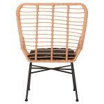 Πολυθρονα Στυλ Μπερζερας Allegra HM5704.11 P.e.rattan Μπεζ-Μαυρο Μεταλλο 66x59x90υεκ. - Image 6