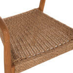 Πολυθρονα Τραπεζαριας Robby HM18350 Ξυλο Teak & Σχοινι Viro Φυσικο 55x50x71υεκ. - Image 8
