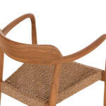 Πολυθρονα Τραπεζαριας Robby HM18350 Ξυλο Teak & Σχοινι Viro Φυσικο 55x50x71υεκ. - Image 10