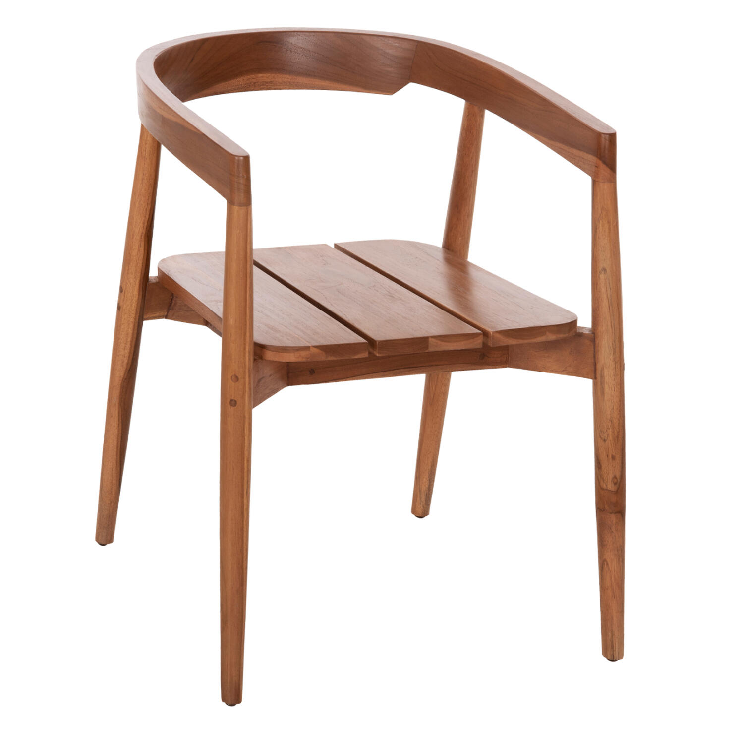 polythrona-trapezarias-fb96328-xylo-teak Πολυθρονα Τραπεζαριας Adonis HM6328 Ξυλο Τεακ-Φυσικο 53x54x73yεκ. - Image 1