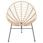 Πολυθρονα Τυπου Φωλια Μεταλλικη Allegra HM5458.11 Με Wicker Μπεζ 73x78x88υεκ. - Image 12