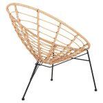 Πολυθρονα Τυπου Φωλια Μεταλλικη Allegra HM5458.11 Με Wicker Μπεζ 73x78x88υεκ. - Image 14