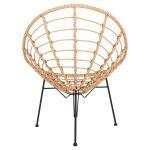Πολυθρονα Τυπου Φωλια Μεταλλικη Allegra HM5458.11 Με Wicker Μπεζ 73x78x88υεκ. - Image 15