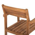 Πολυθρονα Erietta Ξυλο Teak Στοιβαζομενη HM9534 Σε Φυσικο Χρωμα 60x54x87y Εκ. - Image 9