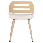 Πολυθρονακι Συνεργασιας Superior Pro Sonama Μe Λευκο PU HM8491.02 50χ53χ76υ Εκ. - Image 6