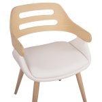 Πολυθρονακι Συνεργασιας Superior Pro Sonama Μe Λευκο PU HM8491.02 50χ53χ76υ Εκ. - Image 7