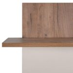 Ραφι Τοιχου 2 Θεσεων Fylliana Miami Tobacco Με Cashmere Χρωμα 80x26x100εκ - Image 4