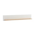 Ραφι Τοιχου Bretagna Zp Artisan Oak-Λευκο High Gloss Foil 150x19,5x25εκ A.p.r