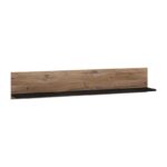 Ραφι Τοιχου Corvia Zp Flagstaf-Carbon 138x20x24εκ