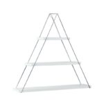 ΡΑΦΙ ΤΟΙΧΟΥ Fylliana "Elmira" Triangle ΛΕΥΚΟ 74x13x61εκ - Image 2
