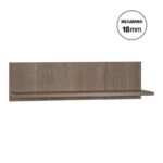 Ραφι Τοιχου Fylliana Lumina 90 Tobacco Χρωμα 90x24x20εκ