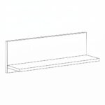 Ραφι Τοιχου Fylliana Lumina 90 Tobacco Χρωμα 90x24x20εκ - Image 5