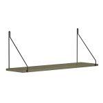 Ραφι Τοιχου Agilan Μελαμινης HM9183.12 Olive Grey 72x20x27y Εκ. - Image 3