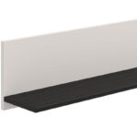 Ραφι Τοιχου Savoia Zp Cashmere-Αναγλυφο Μαυρο 137x20x24εκ D.f.l - Image 4