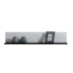 Ραφι Τοιχου Trentino Zp Λευκο-Μαυρο-Λευκη Λακα 120x19,5x22εκ S.p.f - Image 5