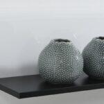 Ραφι Τοιχου Trentino Zp Λευκο-Μαυρο-Λευκη Λακα 120x19,5x22εκ S.p.f - Image 6