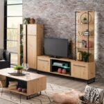 Ραφιερα Sardinia Np 500 Artisan Oak / Μαυρο 50x29.5x137.5εκ - Image 2