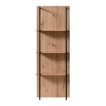 Ραφιερα Sardinia Np 500 Artisan Oak / Μαυρο 50x29.5x137.5εκ - Image 3