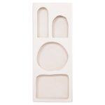 Ραφιερα Τοιχου Σειρα Santorini HM18069 MDF Σε Υπολευκο Χρωμα 47,5x18x120υεκ. - Image 3
