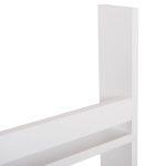 Ραφιερα Τοιχου Sani HM18224.01 Μελαμινη Σε Λευκο 60x10x120υεκ. (4 Ραφια) - Image 6