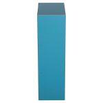 Ραφιερα Τοιχου Cubicon HM9941.05 Μπλε-Λευκη Μελαμινη 38,5x23,5x80υεκ. - Image 4