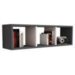 Ραφιερα Τοιχου Μελαμινης Γκρι & Λευκο Classiker HM9228.13 90x22x25,6υ Εκ.
