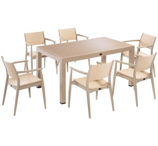 seginus-trapezaria-150x90cm-20467-88294 Seginus Tραπεζαρία 150x90cm Cappuccino/ivory - Image 1