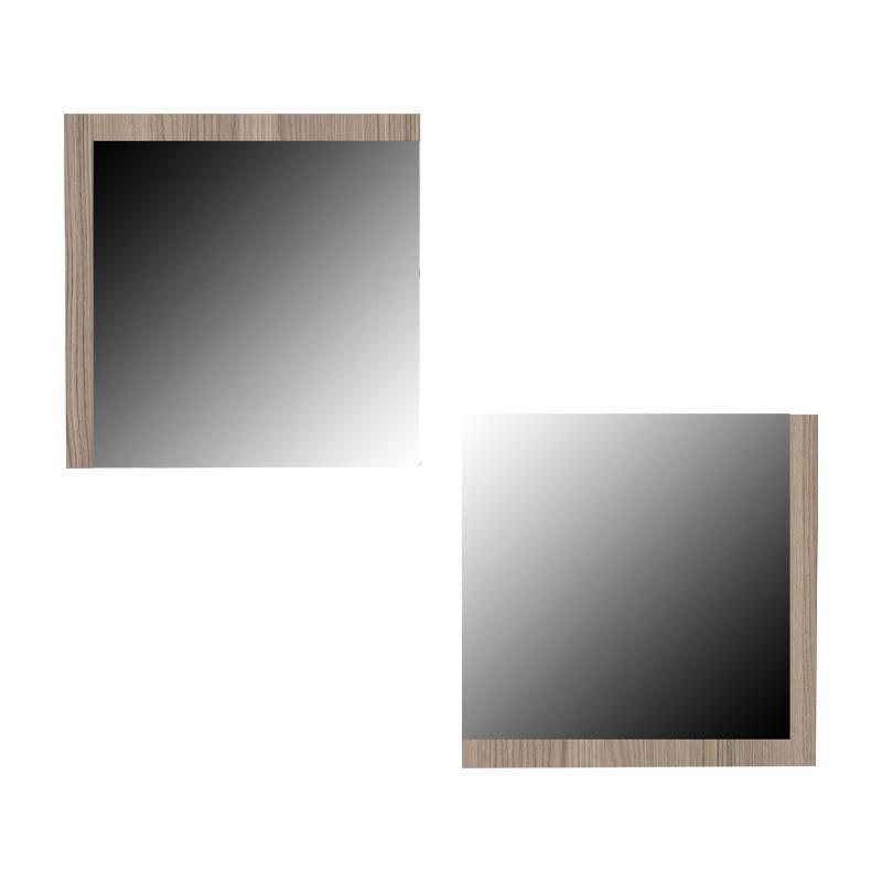 set-2-kathreftes-toichoy-fylliana-charles-grey-oak-6060ek1673938205 Σετ 2 Καθρεφτες Τοιχου Fylliana Charles Grey Oak 60x60εκ - Image 1