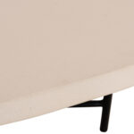Σετ 2 Τραπεζακια Σαλονιου Iffans HM10733.02 Fiber Cement Μπεζ-Ποδια Μεταλλικα - Image 9