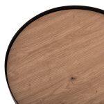 Σετ 2τμχ Τραπεζια Σαλονιου Duncan HM21081 MDF Και Κεραμικο Top φ80εκ & φ45εκ - Image 5