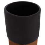 Σετ 3 Γλαστρες Με Teak Βασεις Tanti HM4685.01 Fiber Cement Σε Μαυρο Χρωμα - Image 10