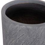Σετ 3τμχ Γλαστρες Κυλινδροι Σειρα Gardener HM4720 Fiberclay-Χρωμα Cement φ44x79υεκ - Image 9