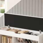 Σετ Εισοδου 2τμχ Cheryl HM21276.01 Μελαμινη Σε Λευκο--Οψη Μαυρο Μαρμαρο - Image 6